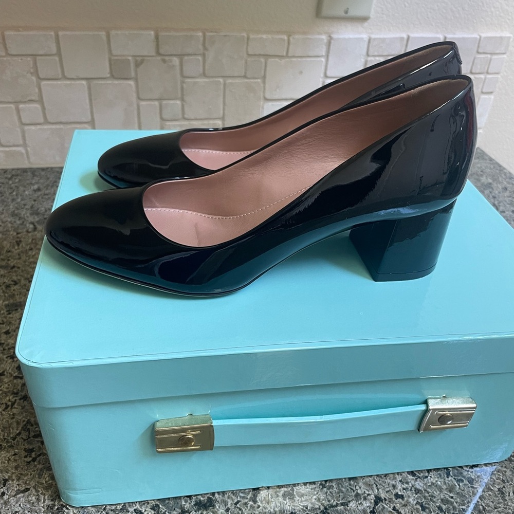 Hugo Boss Black Patent Leather Heels